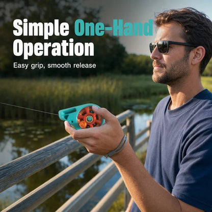 🔥HOT SALE🔥Portable Rodless Pocket Fishing Reel Device