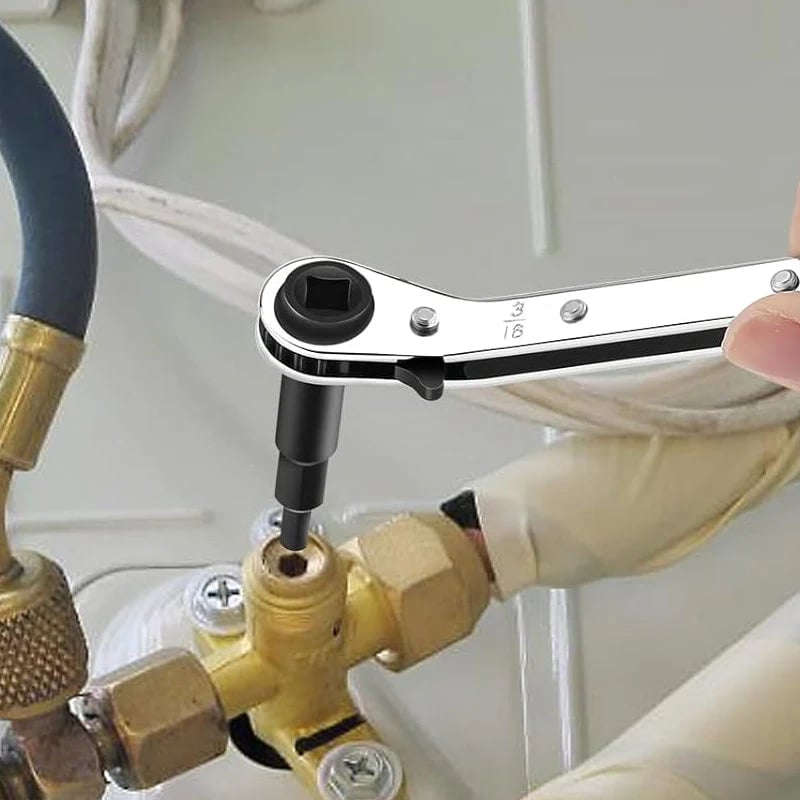 AC Wrench 2-Piece Kit with Hex Bits