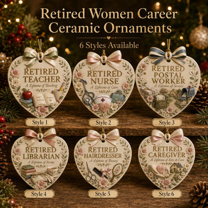🔥LAST DAY 50% OFF - 🎄Retired Profession x Christmas Ornament