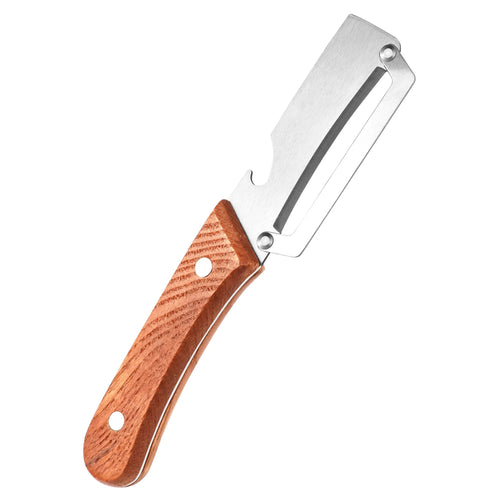 🔥Wooden-Handled Stainless Steel Sharp Peeler