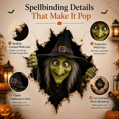 🔥Last Day 50% OFF-Halloween Break-In 3D Wall Decals