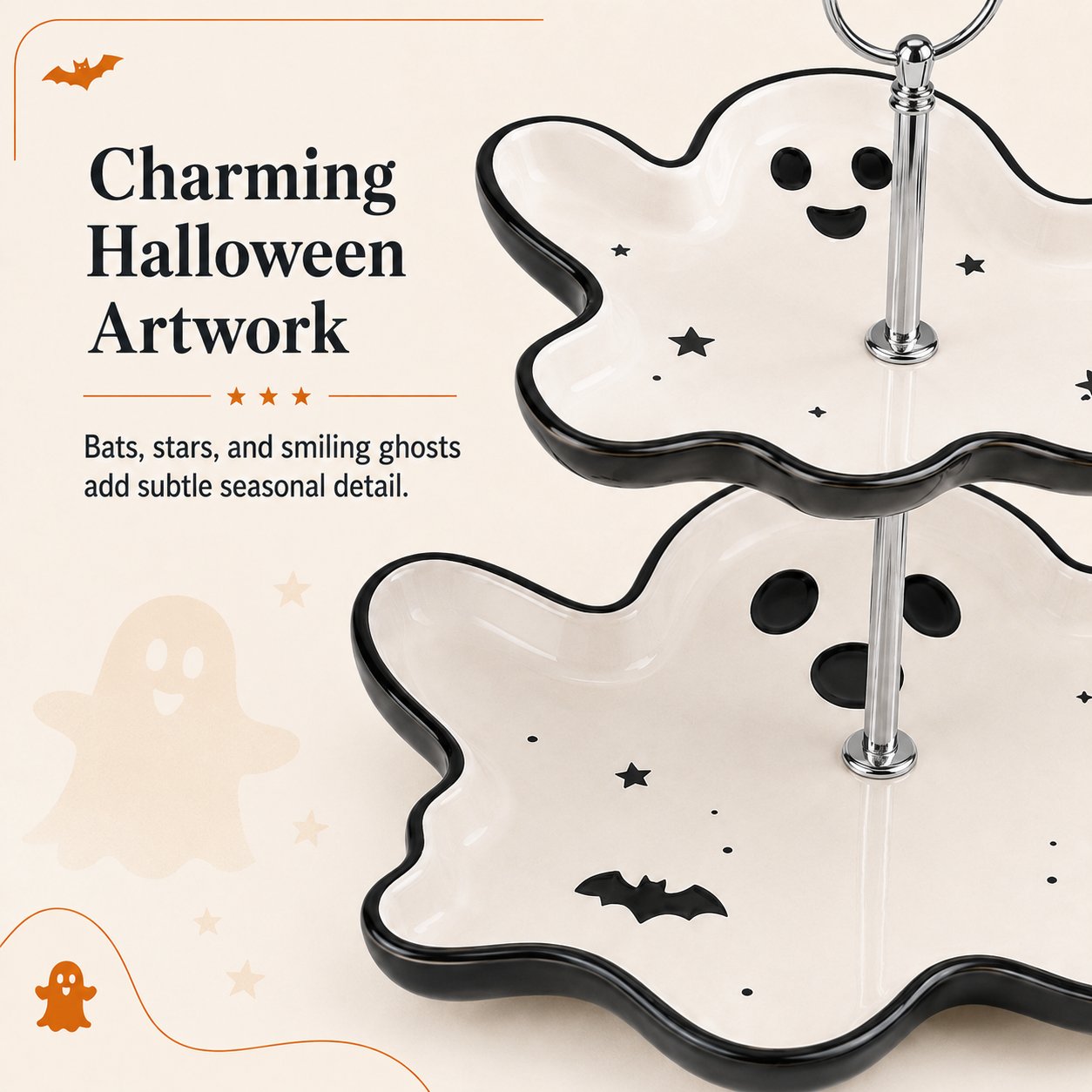 Two-Tier Ghost Serving Stand