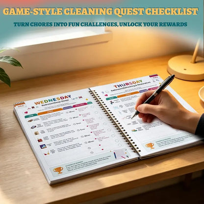 🧠2026 ADHD Cleaning Planner📕Turn Chaos into Calm, One Tiny Step at a Time