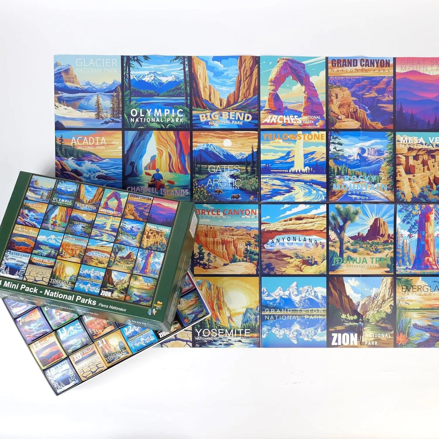 🔥Last Day 49% OFF - 🏞️🧩National Parks Puzzles Advent Calendar | 🏙️🎁 A Holiday Countdown Full of Travel Dreams(📦Buy 2 Free Shipping)