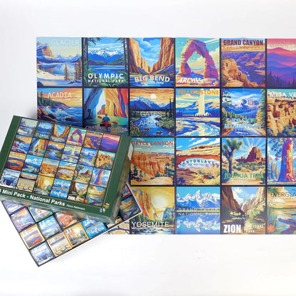 🔥Last Day 49% OFF - 🏞️🧩National Parks Puzzles Advent Calendar | 🏙️🎁 A Holiday Countdown Full of Travel Dreams(📦Buy 2 Free Shipping)