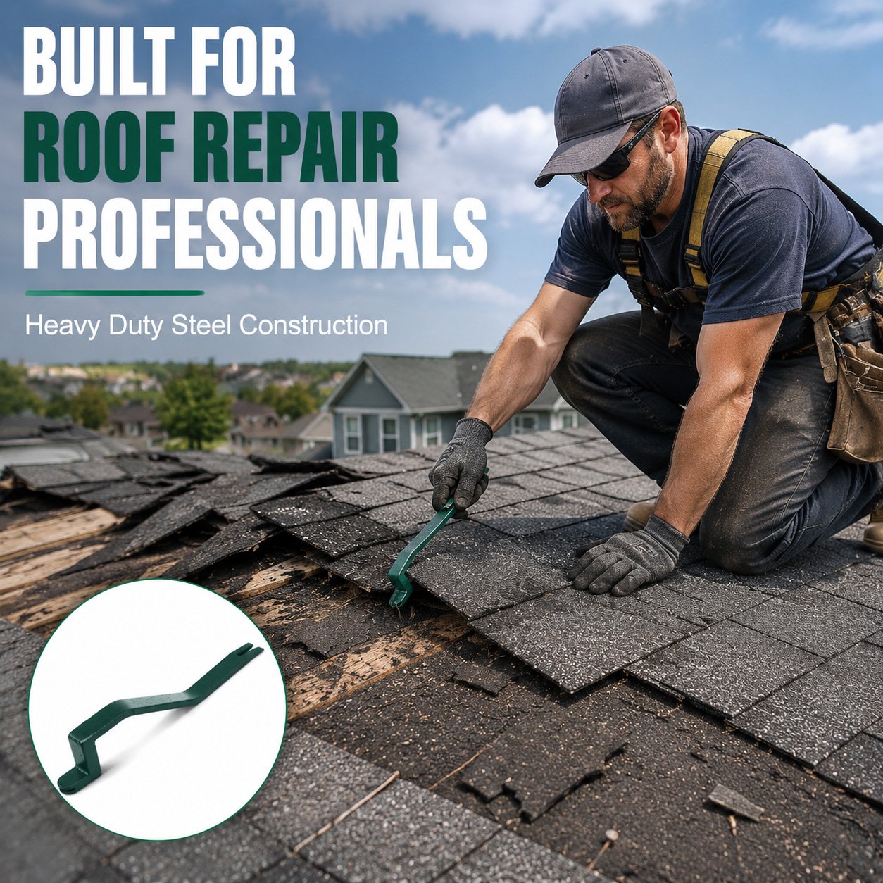 🎉Roofing Snake Shingle Remover Tool