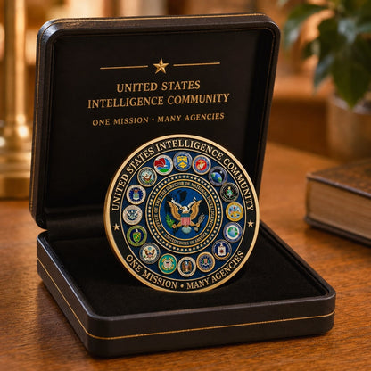 🦅U.S. Intelligence Community Commemorative Coin(Gift box included)