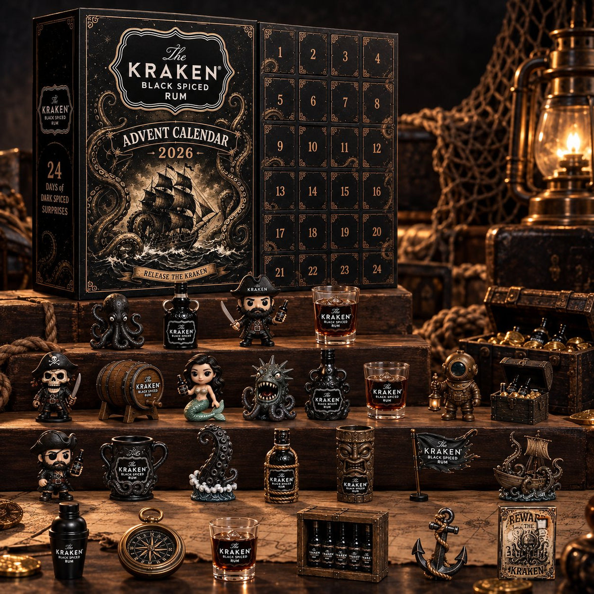 Deep Sea Pirate Advent Calendar – 24 Nautical Fantasy Collectibles