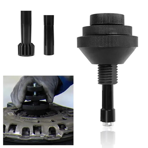 🔧 Universal Single Disc Clutch Alignment Tool with 2 Replaceable Plastic Sleeves for Cars & Light Trucks
