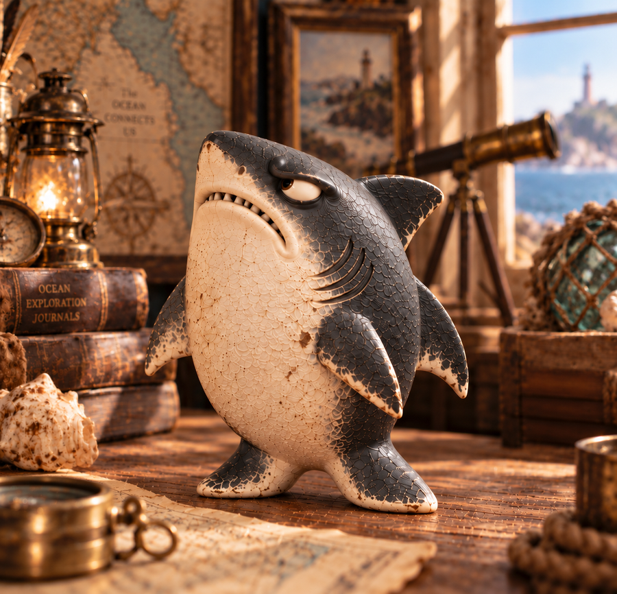 Individual shark character detail