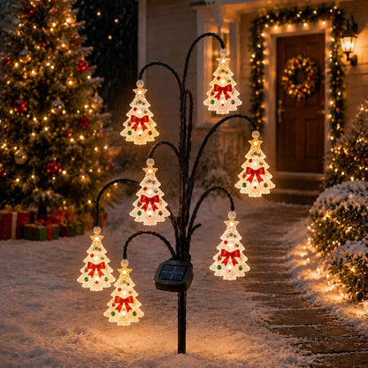 ⏳ Last Day 49% OFF – 🎄Solar Christmas Character Pathway Stake Light Collection | 5 Festive Designs with Warm White LEDs, Automatic Dusk-to-Dawn Lighting & Easy Ground-Stake Setup ✨