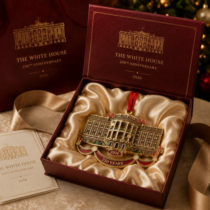 🔥Last 30pcs✨🔥White House Christmas tree ornaments