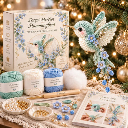🔥LAST DAY 50% OFF - 🧶 DIY Crochet Bird Ornament Kit Collection | Comfort, Hope & Grace