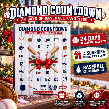 ⚾ Diamond Countdown Baseball Advent Calendar – 24-Day Surprises