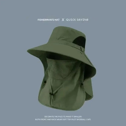 🎁Buy 1 Get 1 Free - Spring/Summer Fisherman's Hat Detachable Outdoor Fishing Face Covering Neck Protection