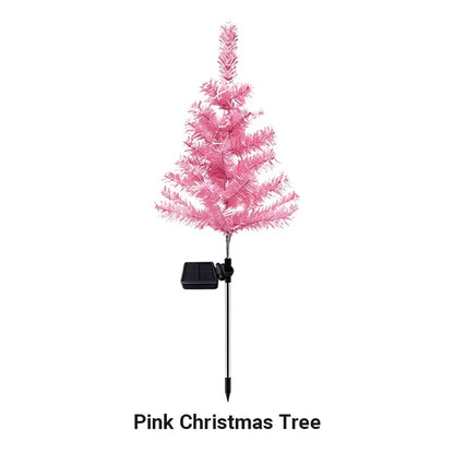 🎄 Solar Christmas Tree Path Lights | 5 Outdoor Styles