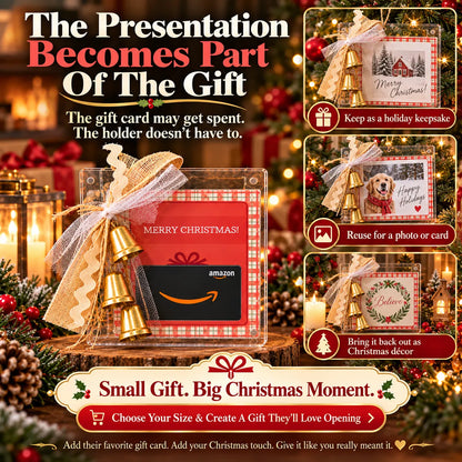 💯🔥 50% OFF -🎄Christmas Gift Card Keepsake Frame