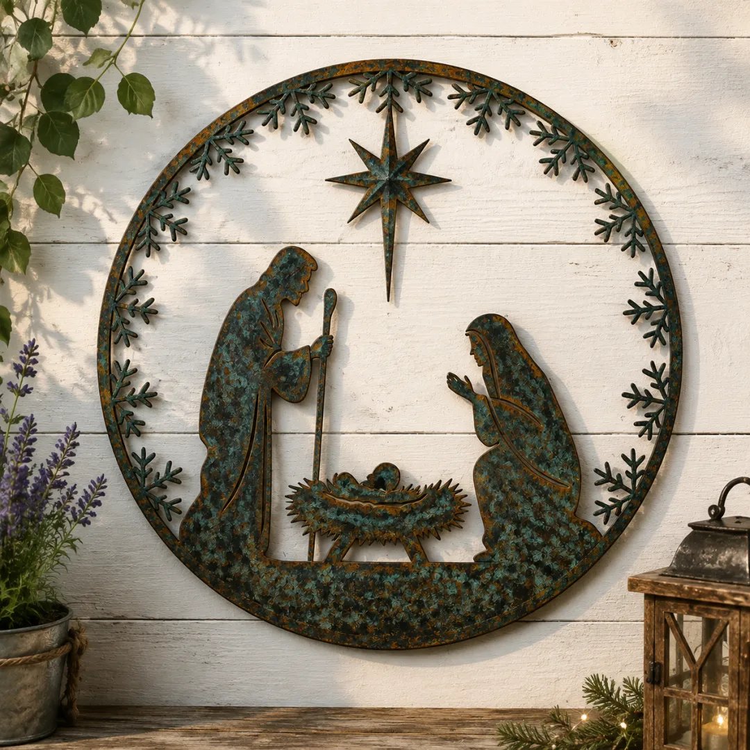 ✨Nativity Scene Christmas Wall Decor - A Beautiful Celebration of Faith, Hope & the True Meaning of Christmas
