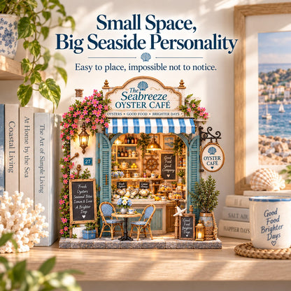 🏡 DIY 3D Miniature Café & Holiday Scene Kit Collection