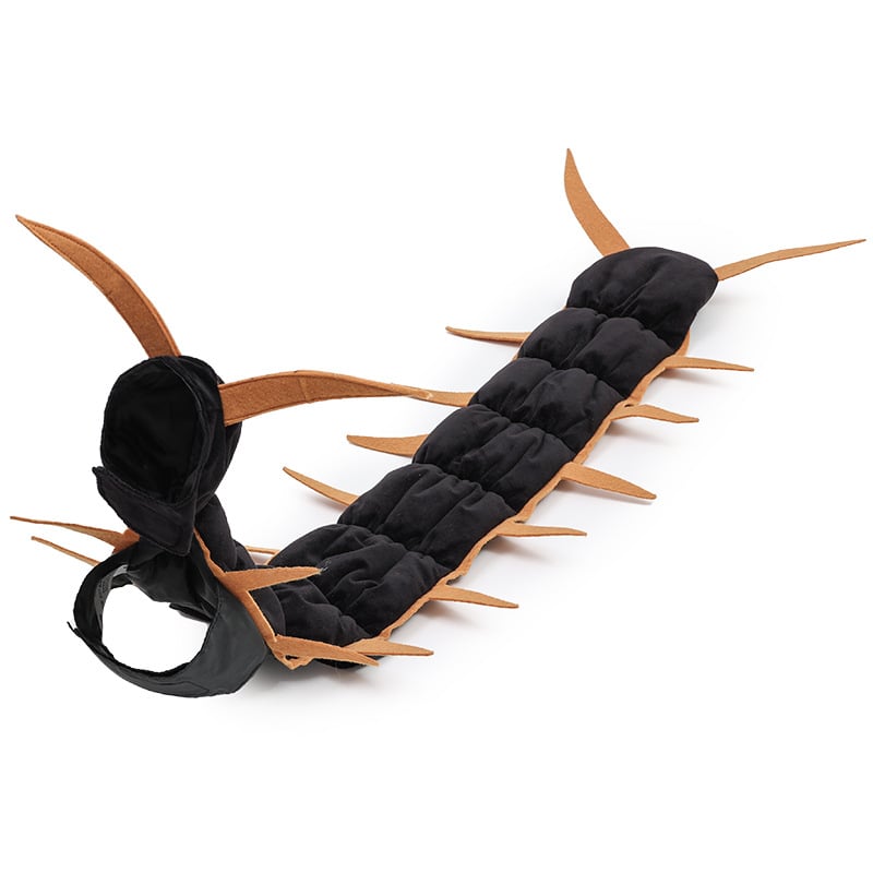 😺Halloween Cat Centipede Costume – Funny 3D Padded Creepy Crawler Outfit for Cats