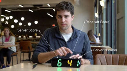 🎾 Wristband-Controlled Pickleball Scoreboard — Less Time Counting, More Time Playing