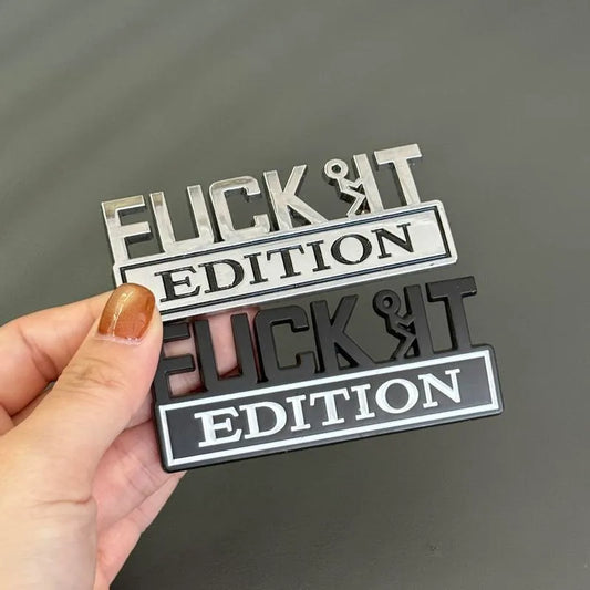 🔥🔥FVCK IT Edition Emblem
