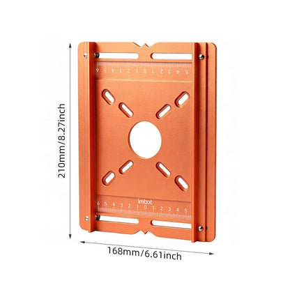 💥🏆Cutting Machine Base Plate with Dual Scale -  For Woodworking Bench Grooving Trimming