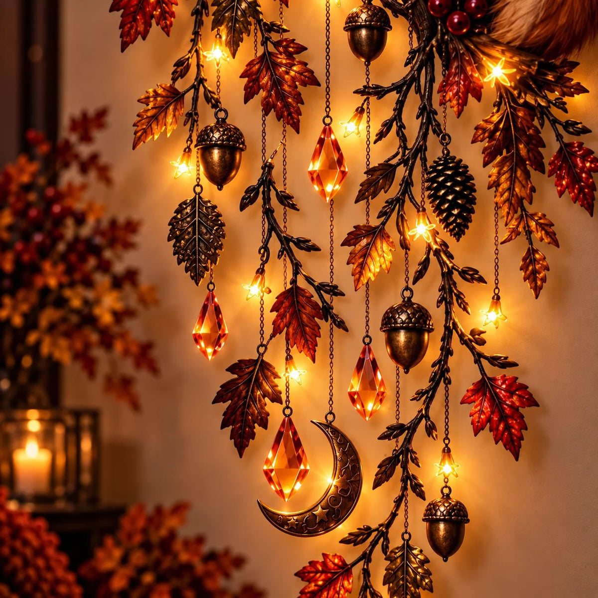 Enchanted Moon Animal Wall Light