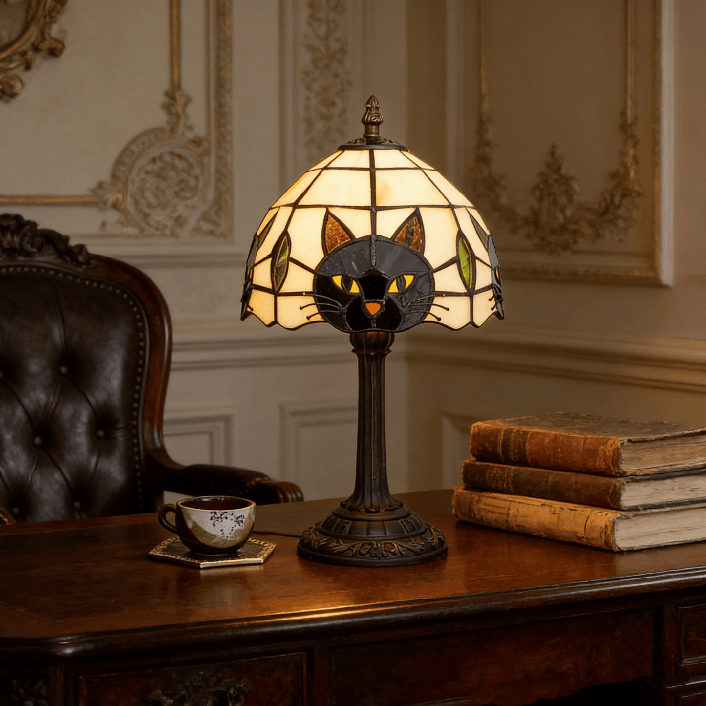 Tiffany Style Resin Themed Table Lamp