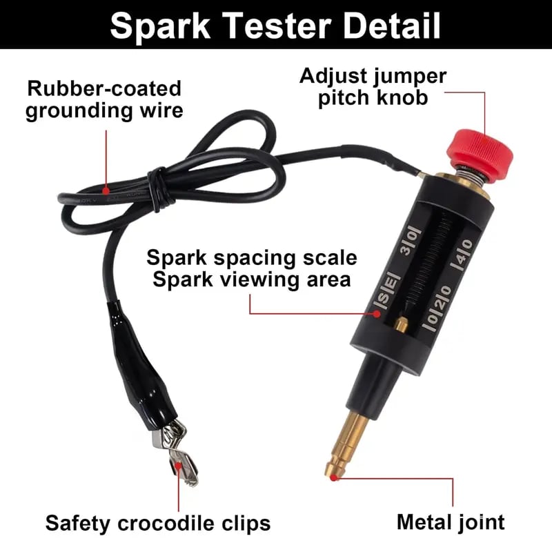🔥LAST DAY 49% OFF - 🛠️🔧Adjustable Spark Plug & Ignition Coil Tester