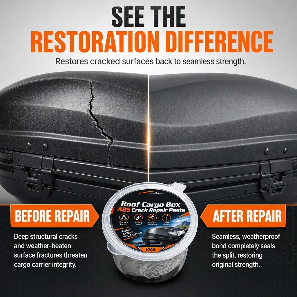 🌟✨ Roof Box Crack Filler Cream – Waterproof, Fast-Dry, Easy Repair! 🛠️🚗
