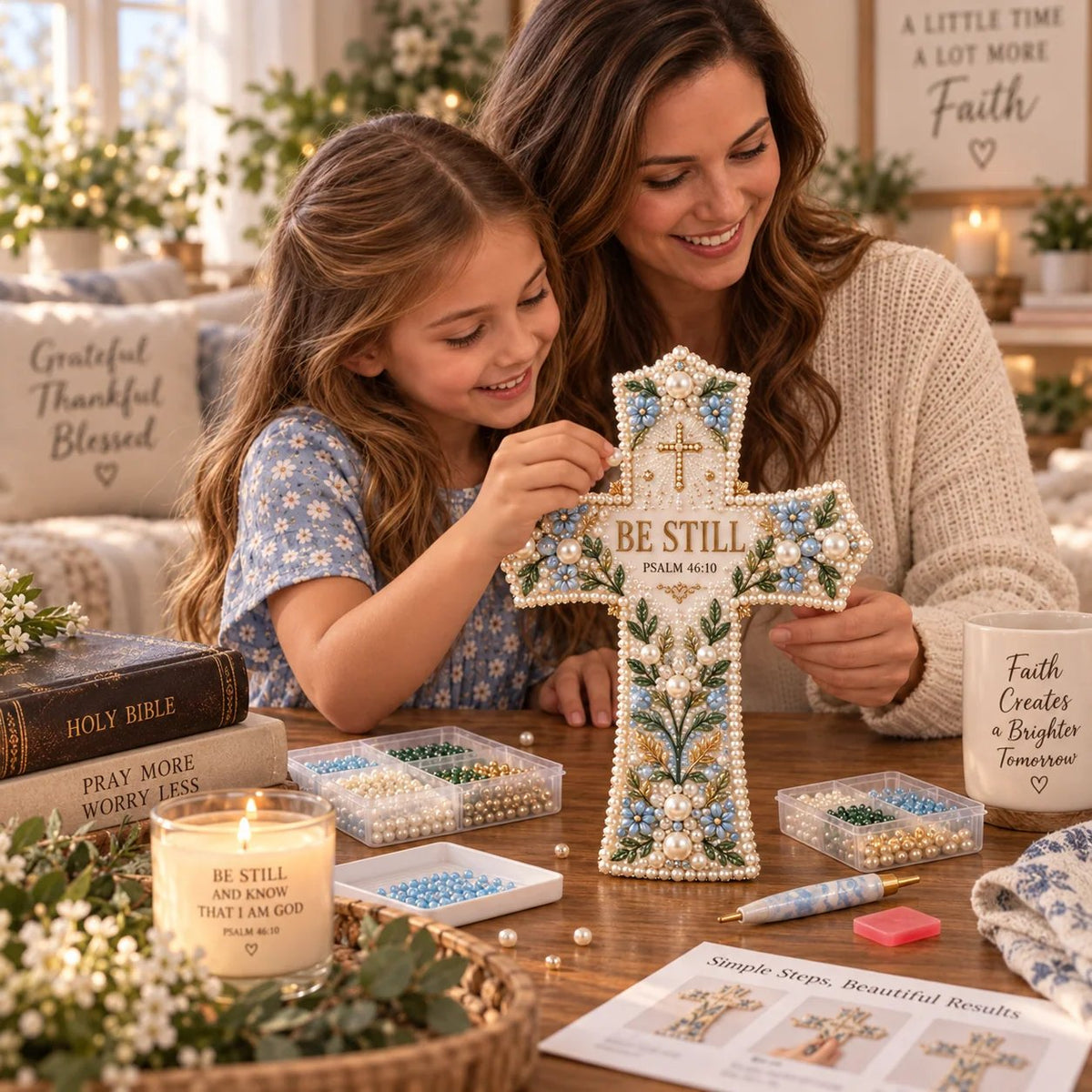 🎄✨ Last Day 49% OFF ✝️ Scripture Cross DIY Kit Collection