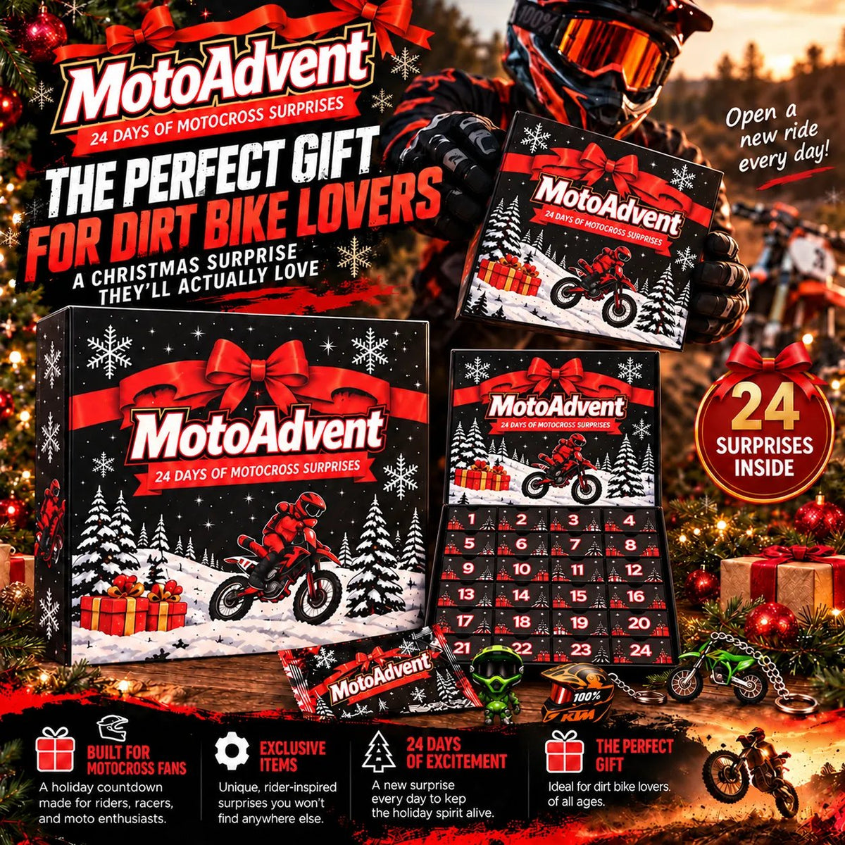 🏍️ Motocross Advent Calendar | 24 Days of Rider-Themed Surprises