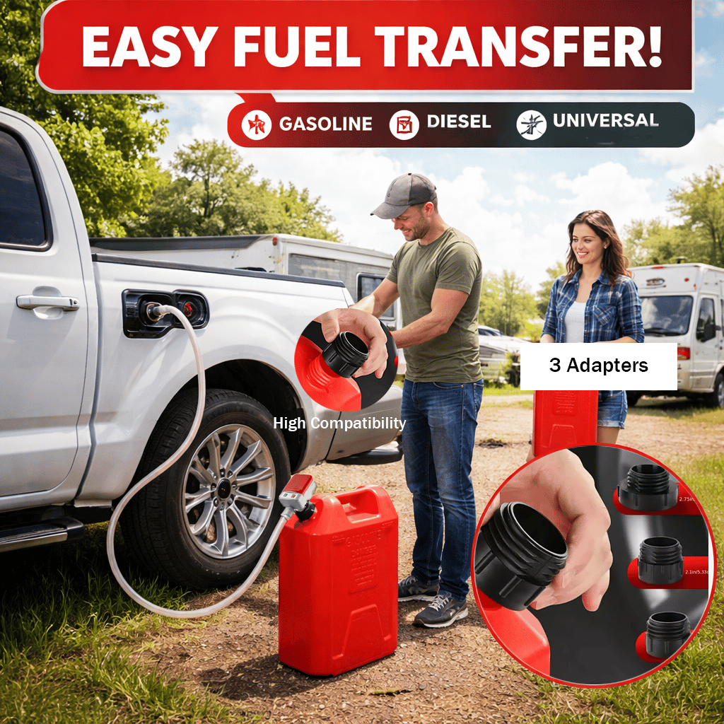 Portable Battery Powered Fuel Transfer Pump