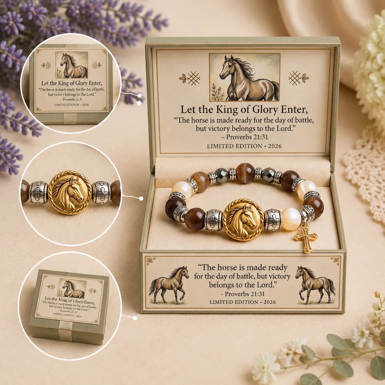 King of Glory Horse Faith Bracelet