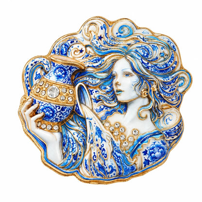 Luxury Zodiac Enamel Brooch – Turn a Simple Blazer into a Statement ✨