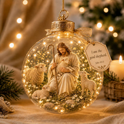 🔥Last Day 50% OFF - Illuminated Christian Scripture Keepsake Ornaments