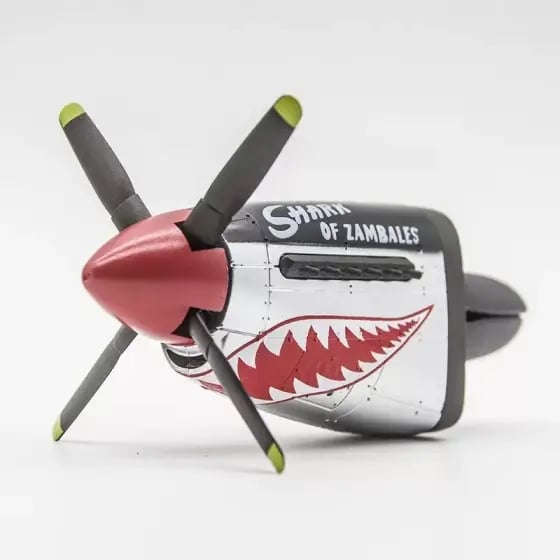 Plane Car Air Freshener | Vintage Fighter Jet Vent Clip for Men
