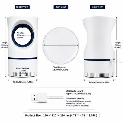 Chemical Free Safe for Kids Pets, Indoor Bedroom Mosquito Killer🦟