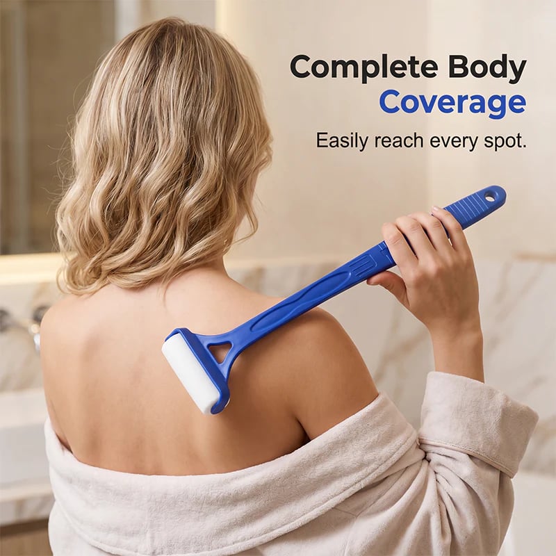 🔥Hot Sale 50% OFF🔥 Stop Twisting Like a Pretzel! Long Reach Back Applicator Roller – Lotion & Sunscreen, Solo ✨