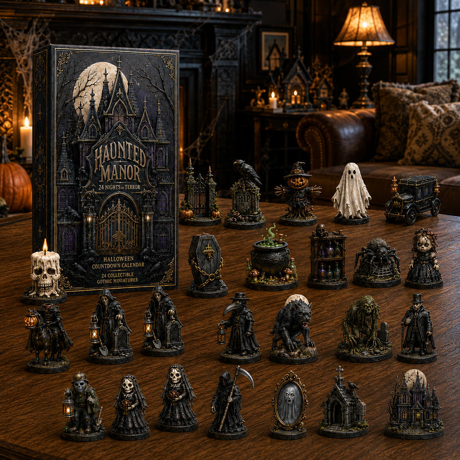 Complete Haunted Manor miniature collection