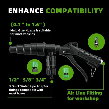 Coolant Flush Gun | Automotive Radiator Heater Core Flush Kit 🔧🚗