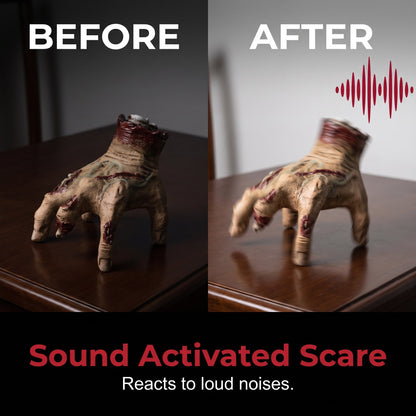 👁️ Realistic Crawling Hand Halloween Animated Prop