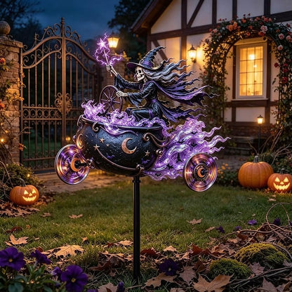 🔥HALLOWEEN MOTORCYCLE-THEMED GARDEN WINDMILL