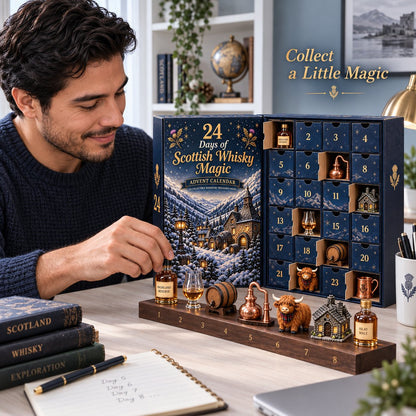 Whisky-Themed Collectible Advent Calendar – 24 Daily Surprises