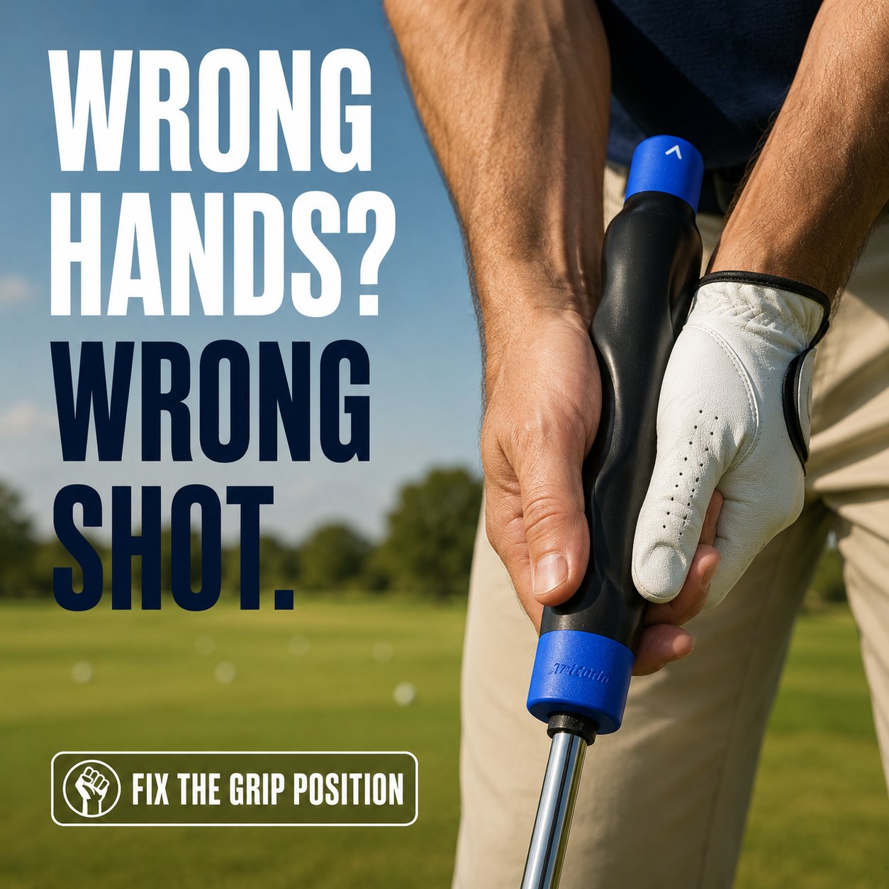 🔥Last Day 49% OFF - Golf Grip Trainer — Fix Your Grip Before It Ruins Your Swing