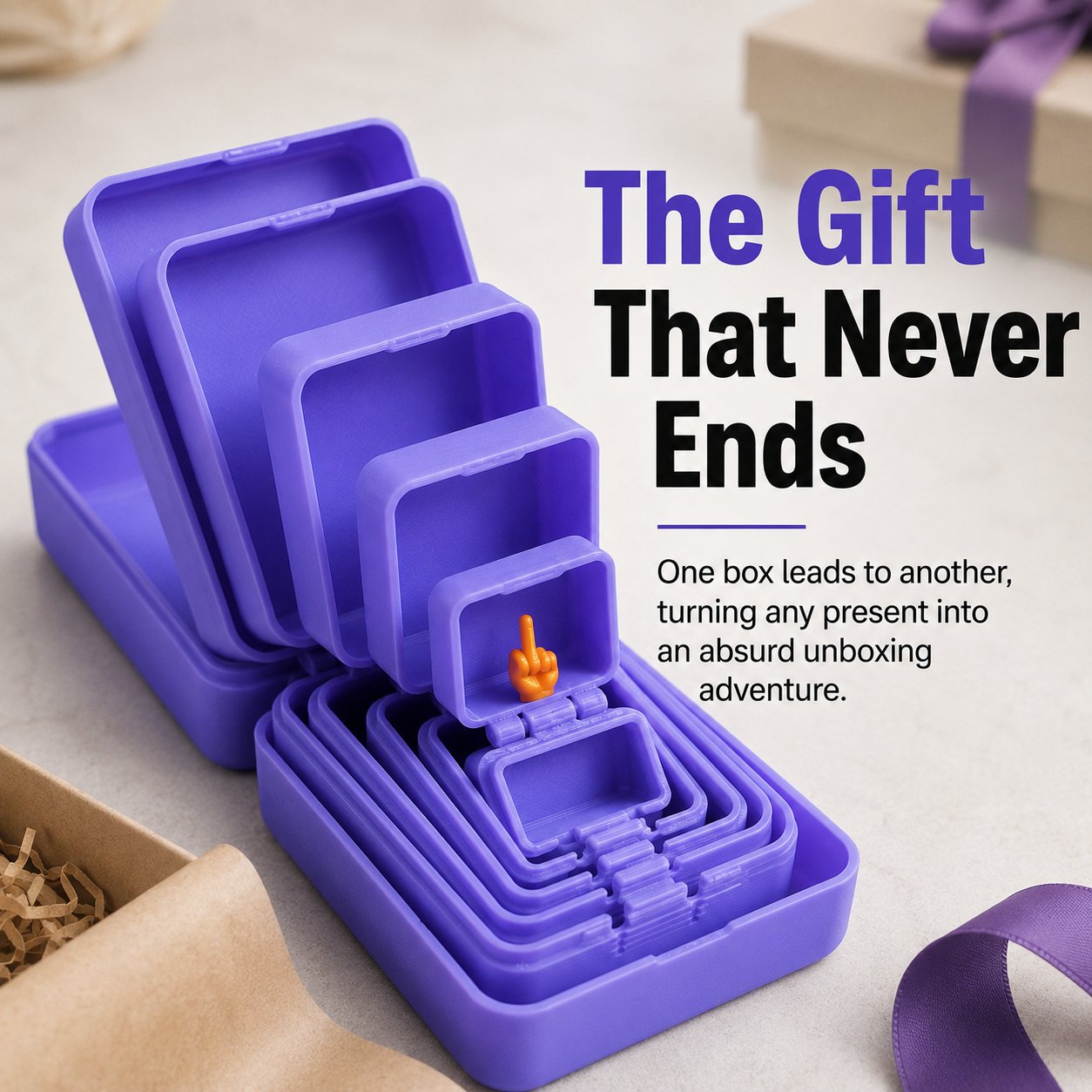 🎁BUY 2 GET 1 FREE😂 The Never-Ending Prank Box