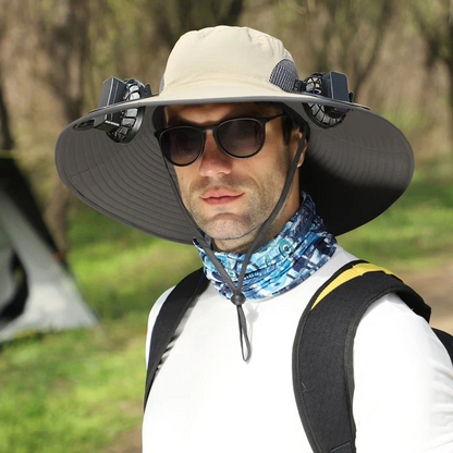 🔥2026 Summer Hot Sale 49% OFF⚡Solar Fan Sun Hat🎁
