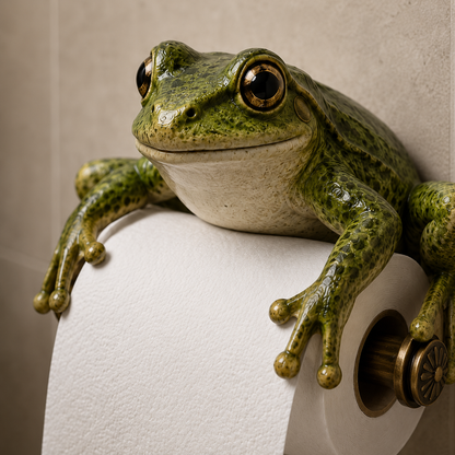 Frog Toilet Paper Holder
