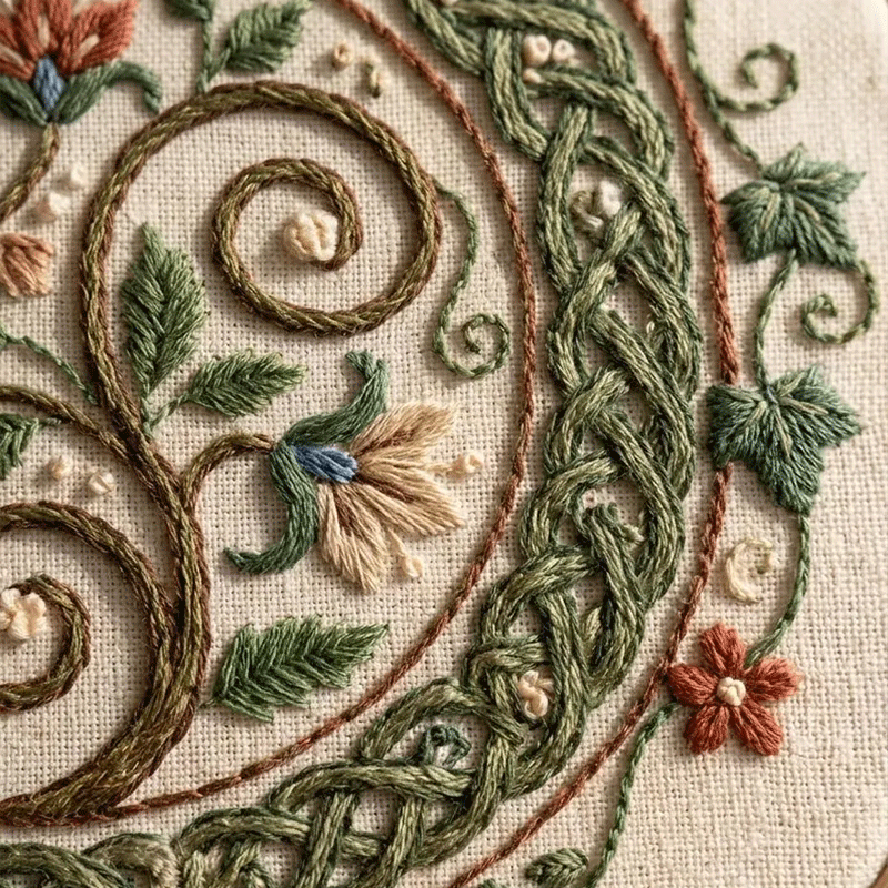 🔥49% Off Last Day - BUY 3 GET 1 FREE🌿Art Nouveau Celtic Knot Embroidery Kit (📦Buy 3 Free Shipping)